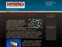 Tablet Screenshot of hystro.com